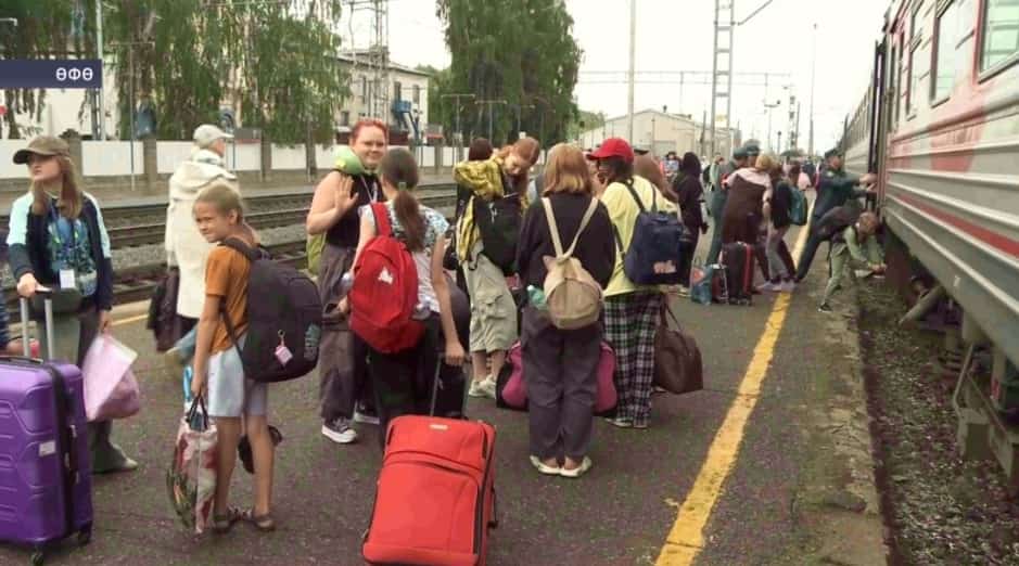Луганск өлкәһенән Башҡортостанға йәнә бер төркөм балалар ял итергә килде