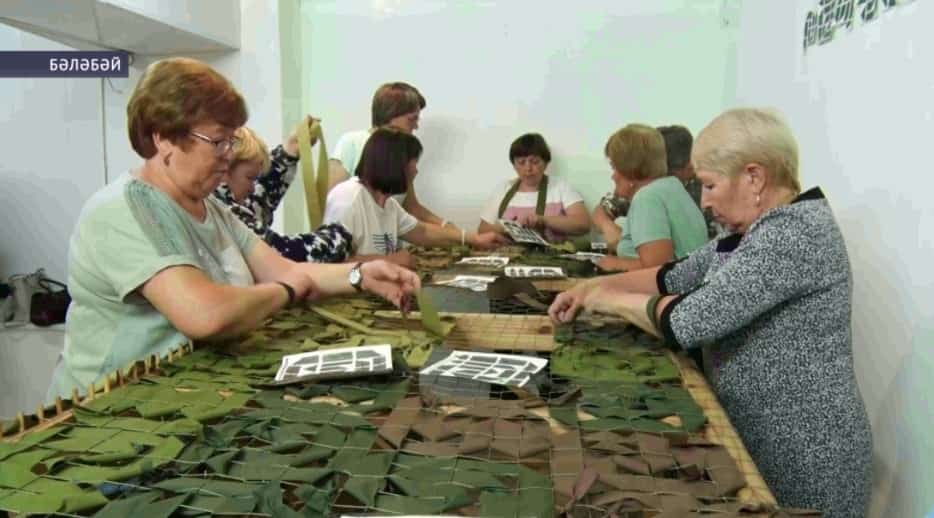 Бәләбәй ирекмәндәре алғы һыҙыҡтағыларҙы маскировка селтәрҙәре менән тәьмин итә
