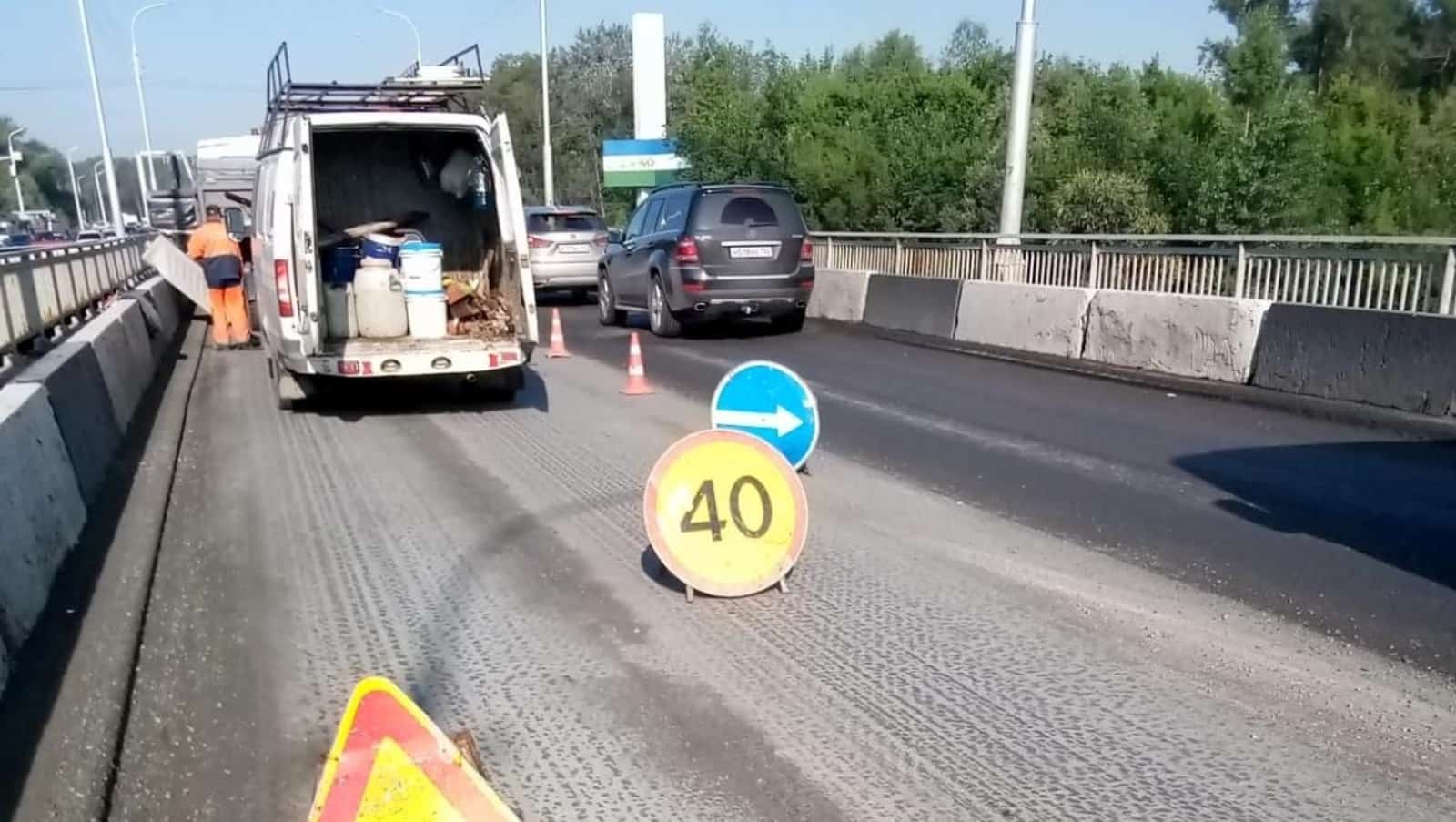 Өфөлә  Дим йылғаһы аша һалынған күпер төҙөкләндерелә