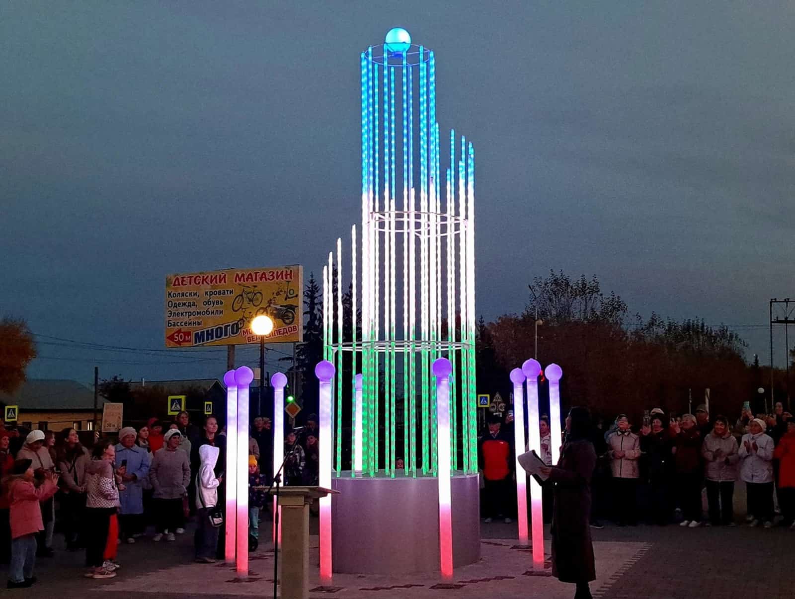 Саҡмағош ауылында Хеҙмәт даны скверы асылды