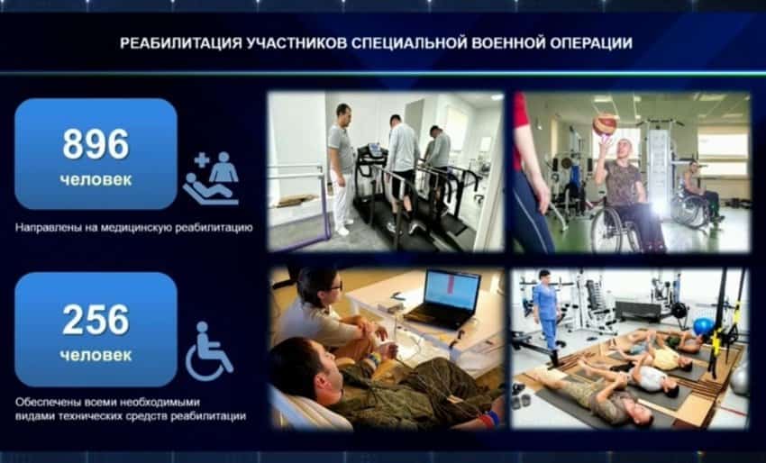 Махсус хәрби операцияла ҡатнашҡан 896 кеше реабилитацияға йүнәлтелгән