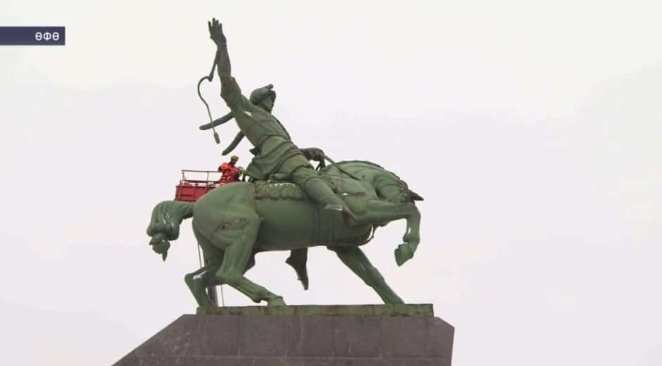 Салауат Юлаев һәйкәле тарихы һәм реставрацияһы тураһында «Мин ҡайтырмын» фильмы төшөрөлә