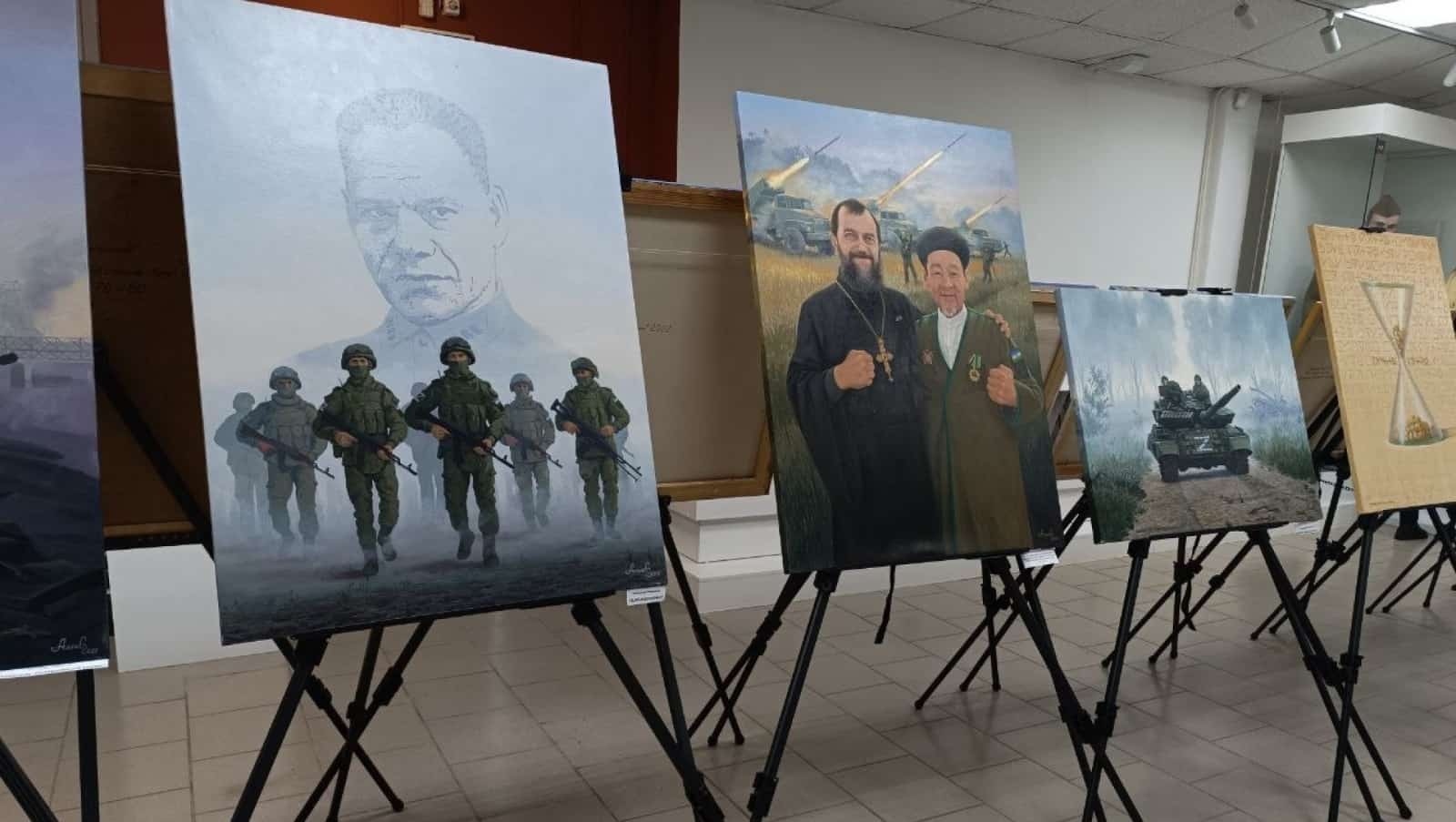 Өфөлә хәрби темаға арналған күргәҙмә асылды