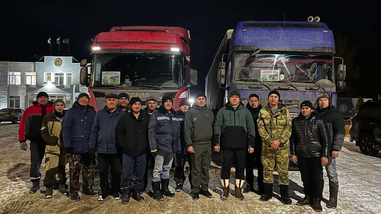 Башҡортостандан ебәрелгән сираттағы гуманитар ылау тәғәйен урынға барып еткән