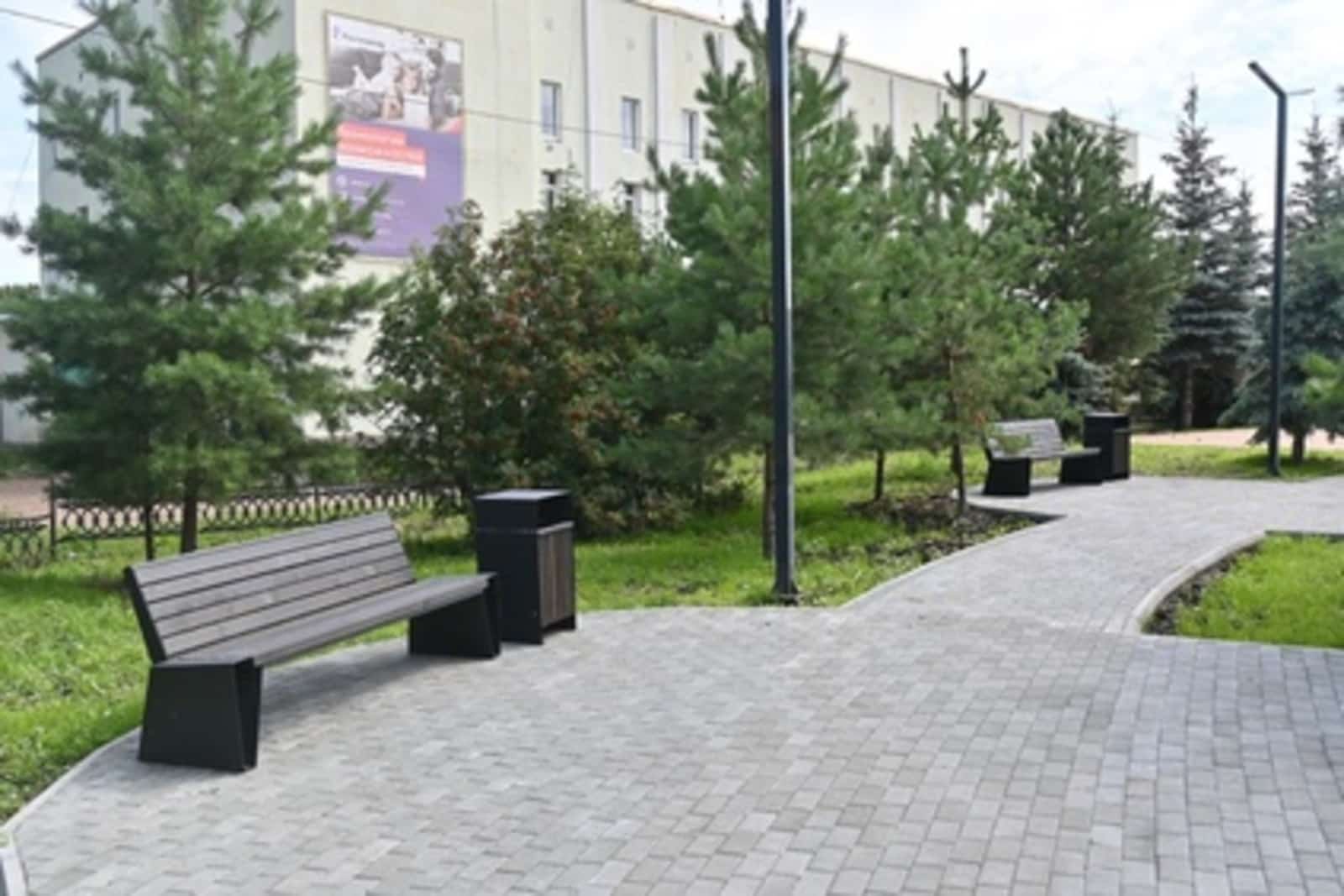 Кушнаренко районында Еңеү паркы асылды