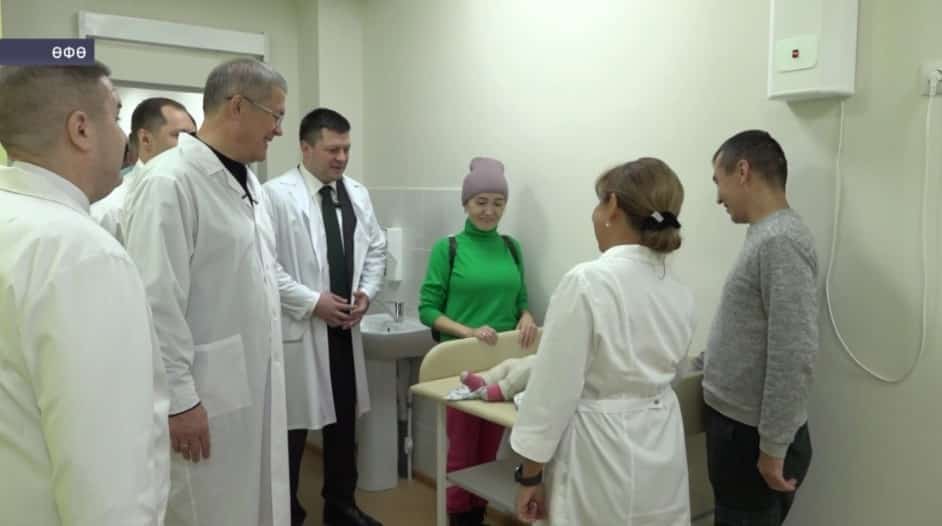 Өфөлә яңыртылғандан һуң балалар поликлиникаһы файҙаланыуға тапшырылды