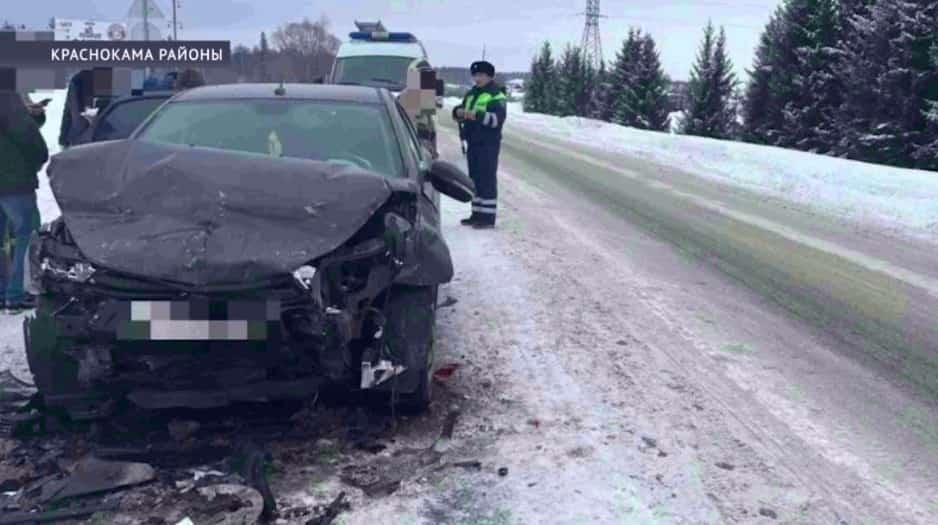 Краснокама районында теркәлгән аварияла ике ҡатындың ғүмере өлөлгән