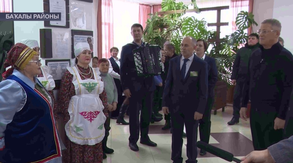 Радий Хәбиров эш сәфәре менән Баҡалы районында булды