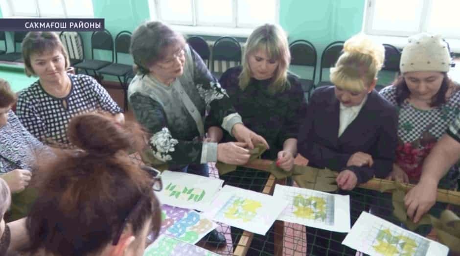 Махсус хәрби операцияла ҡатнашыусы яугирҙарҙың туғандары маскировка селтәрҙәре үрә