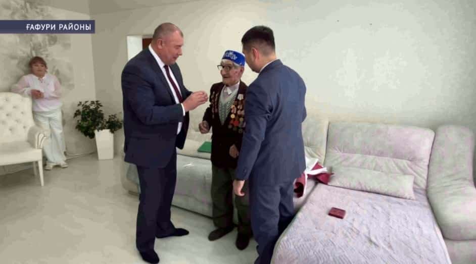 Красноусолда Бөйөк Ватан һуғышы ҡаһарманы бүләкләнде