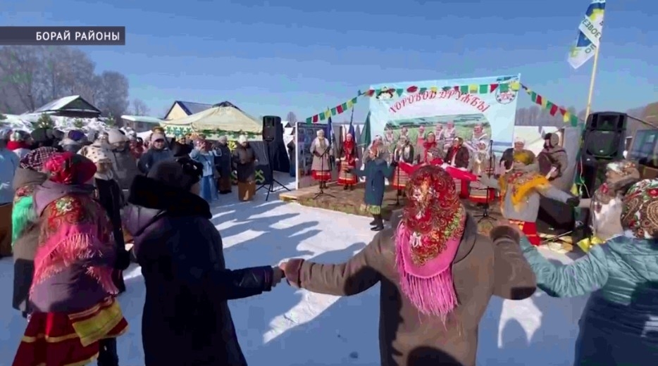 Борай районында «Дуҫлыҡ бейеүҙәре» төбәк-ара милли мәҙәниәттәр фестивале үтте