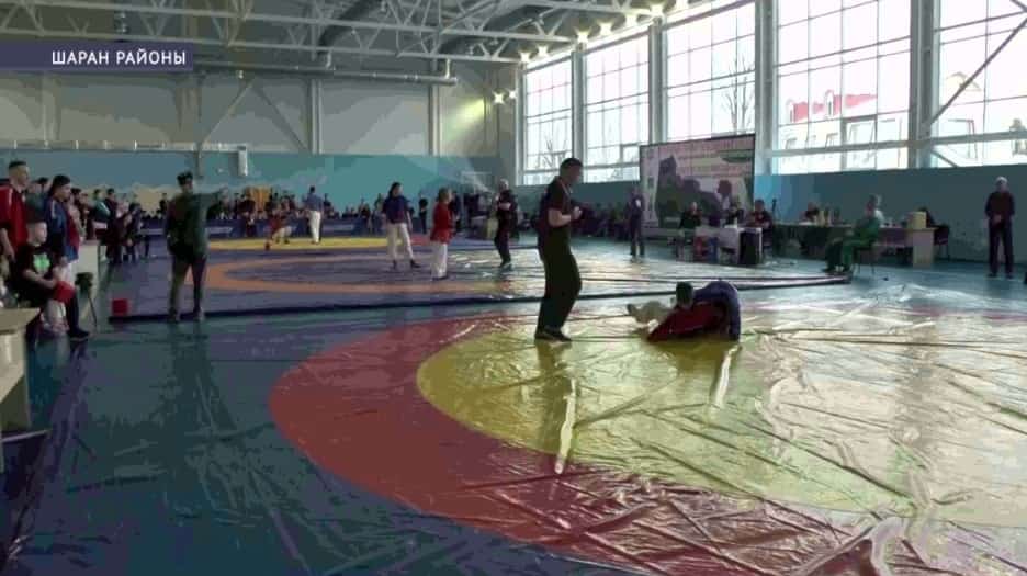 Шаран ауылында үҫмерҙәр араһында билбау көрәше буйынса беренселек уҙҙы