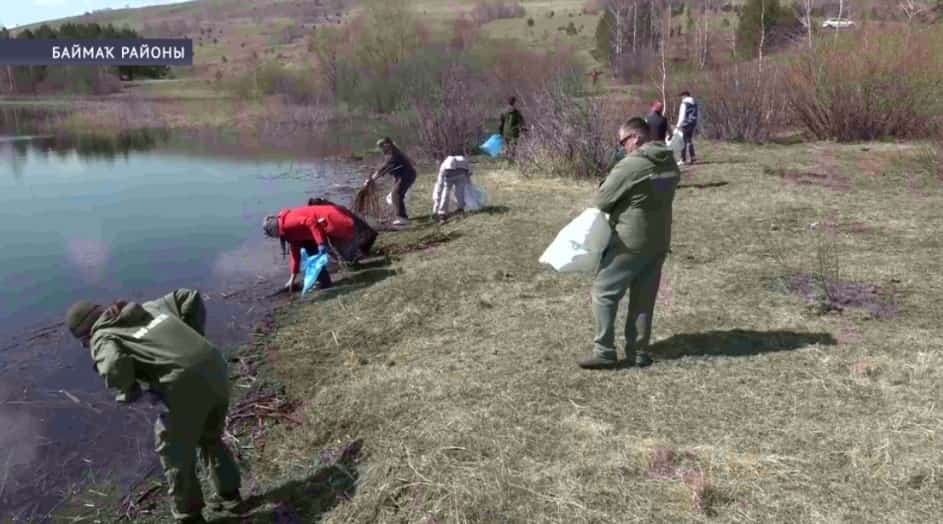 Баймаҡ районында «Таҙа Талҡаҫ» экологик акцияһы үтте