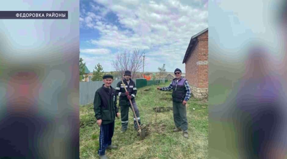Федоровка районы Юлдаш ауылында экологик акция