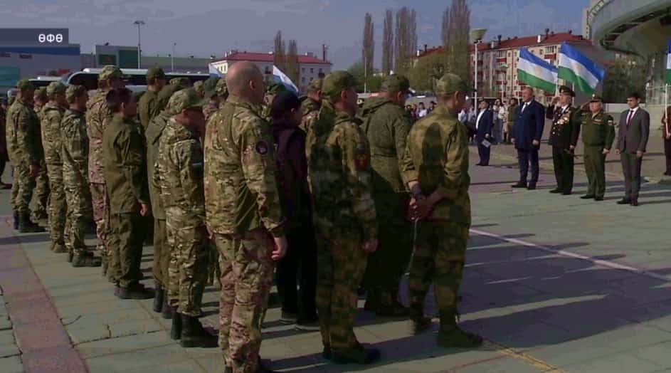 Өфөнән махсус хәрби операция биләмәһенә сираттағы хәрби хеҙмәткәрҙәр төркөмө юлланды