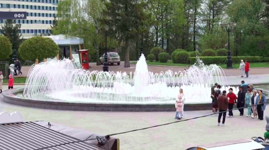 Баш ҡалала фонтандар эшләй башланы