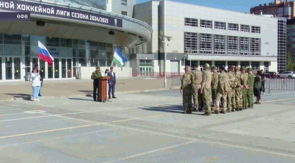 Бар төркөм хәрбиҙәр ике аҙна ял иткәндән һуң Донбассҡа, илебеҙҙе нацистарҙан һаҡларға юлланды