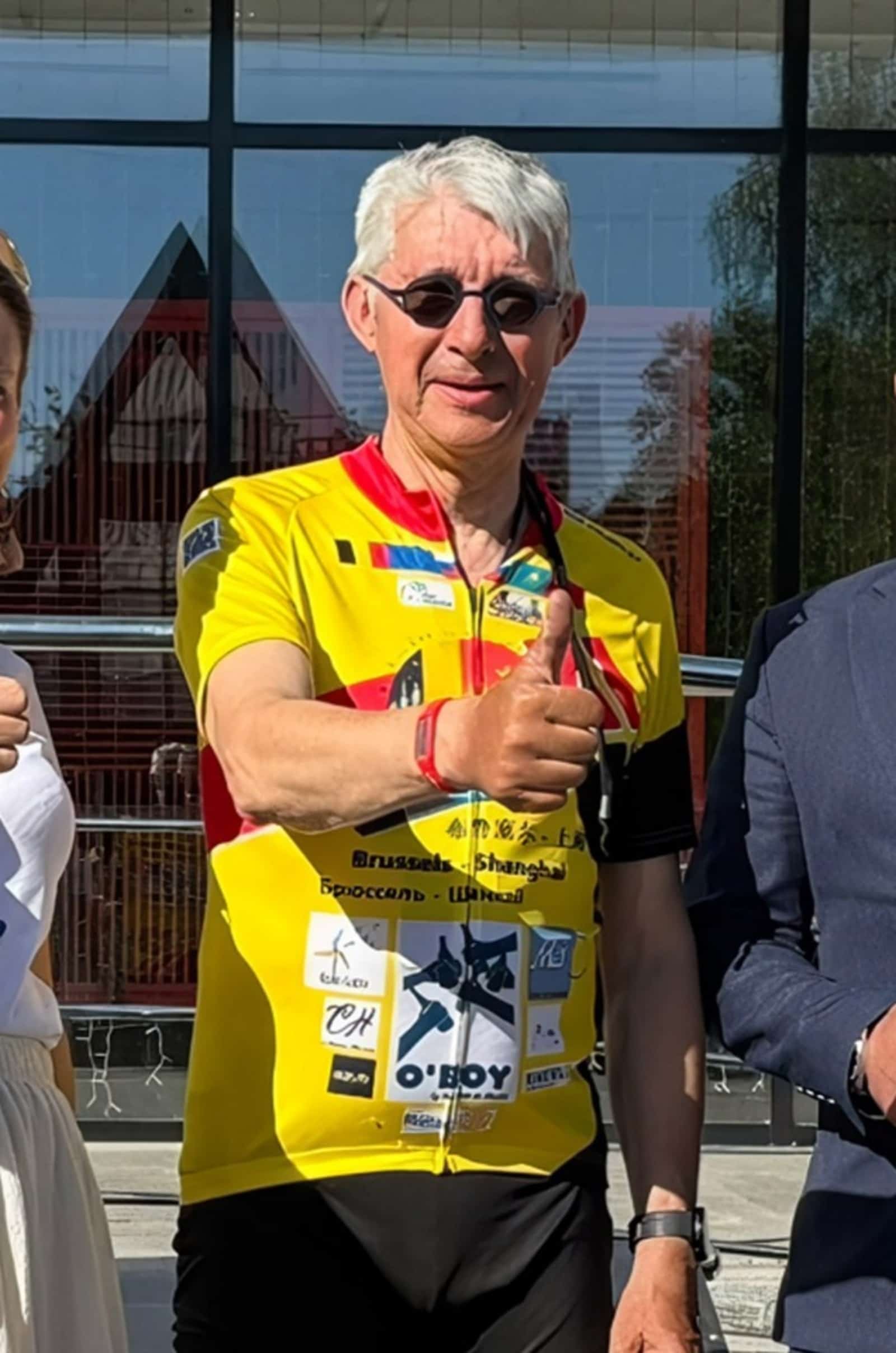 Бельгия сәйәхәтсеһе Клод Бруир Өфөлә "1000 велосипедсы көнө"нә ҡушыла