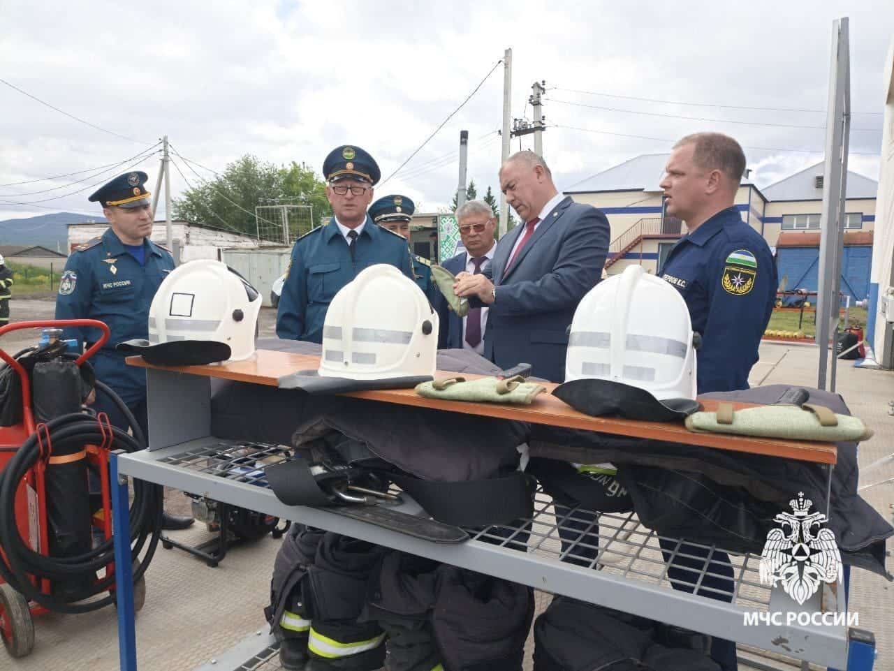 Салауат районы Мөрсәлим ауылында янғын һүндереү-ҡотҡарыу бүлексәһе асылды