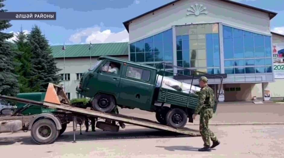 Әлшәй районы халҡы махсус хәрби операция биләмәһенә гуманитар ылау оҙатты