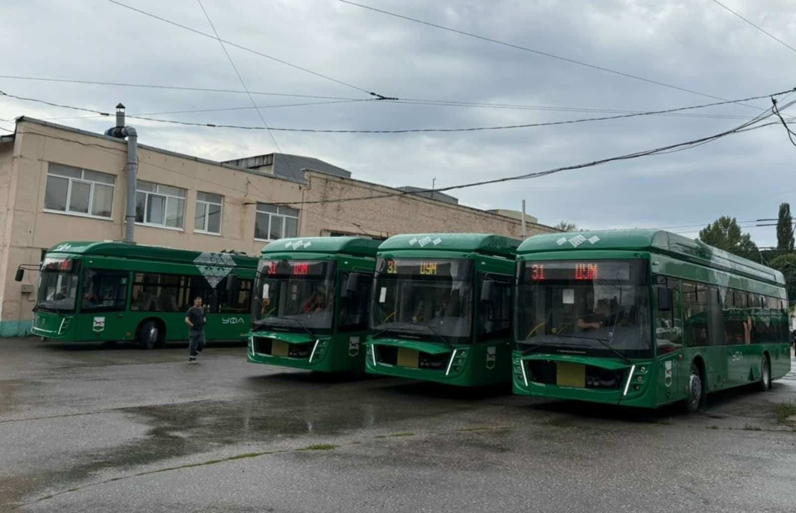 Өфө  урамдарына яңы троллейбустар сыға