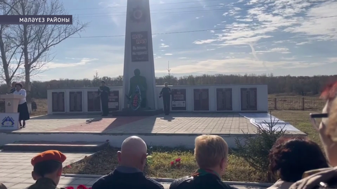 Мәләүез районы Һарыш ауылында Геройҙар аллеяһы асылды