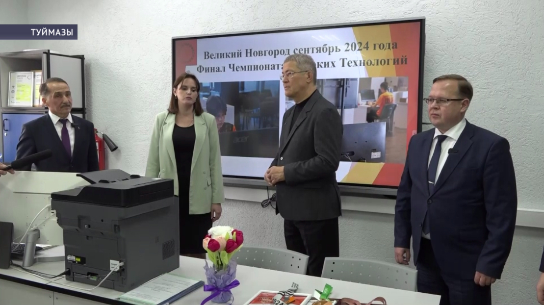 Эш сәфәре менән Радий Хәбиров Туймазы ҡалаһында булды