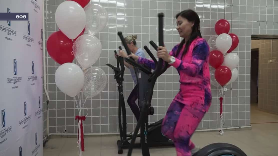 Профсоюз гранты ярҙамында Өфө медиктары өсөн спорт залы булдырылды