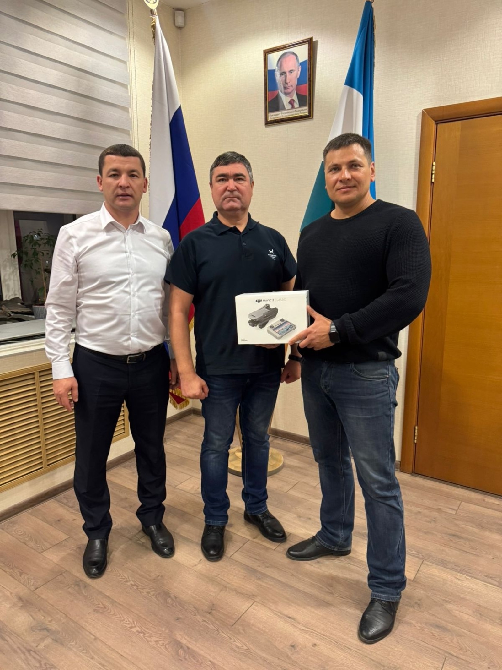 Өфө эшҡыуарҙары махсус хәрби операцияға квадрокоптер тапшырҙы