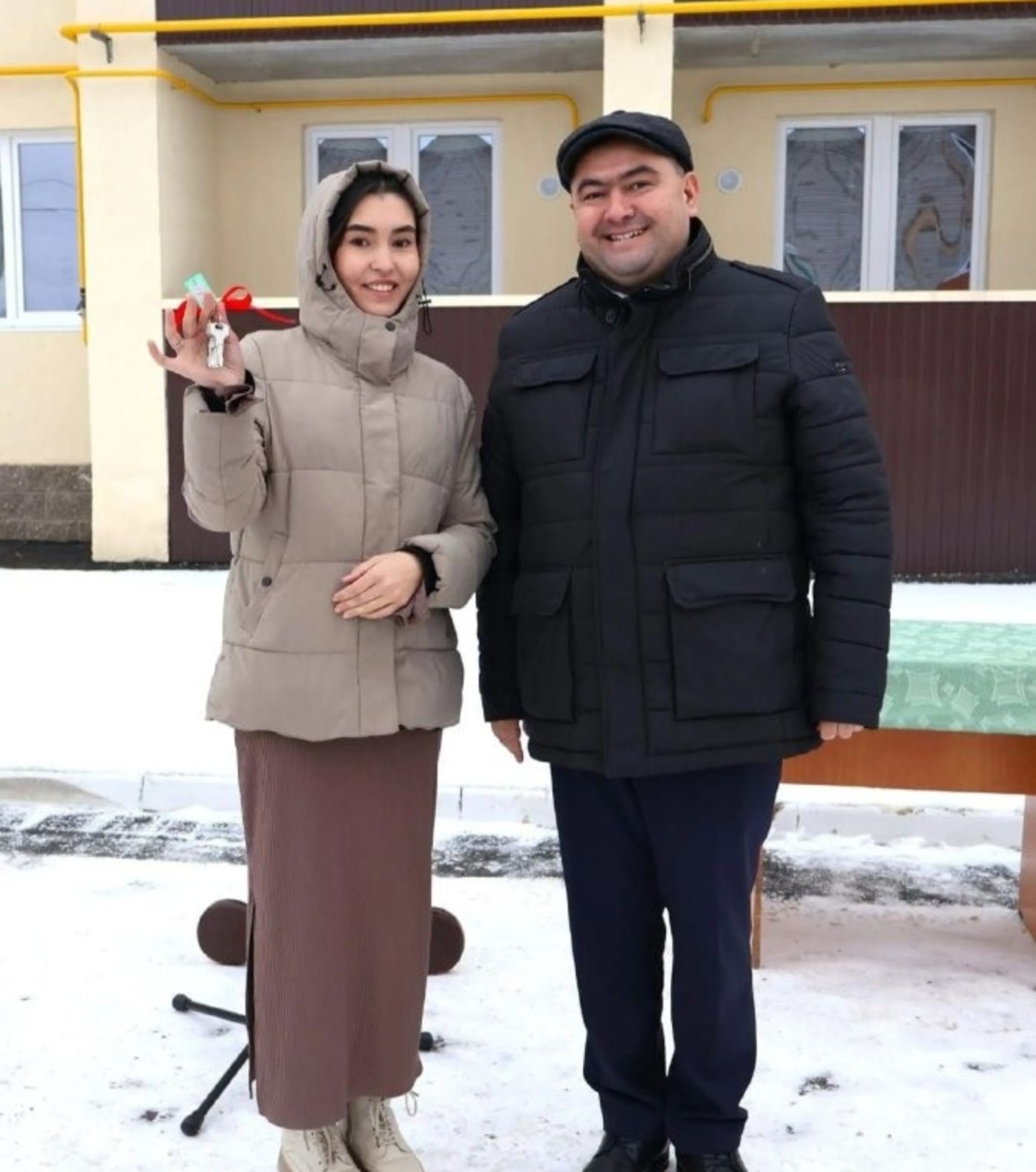 Күгәрсен районы Мораҡ ауылында 14 етем балаға яңы фатир асҡыстары тапшырылды
