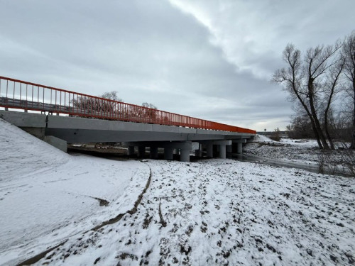 Әлшәй районында Ҡорһаҡ йылғаһы аша күпер ремонтланды