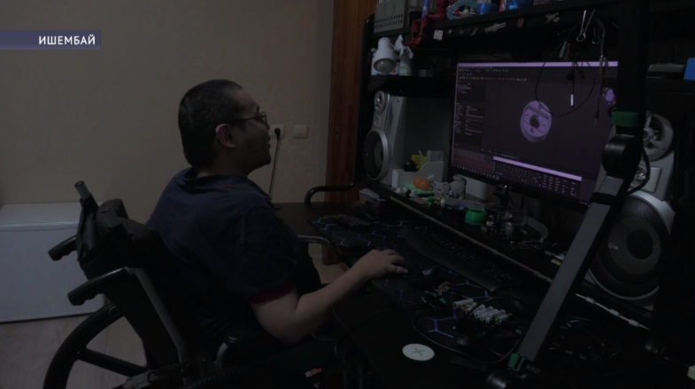 Ишембай егете 3D-технологиялар һәм программалауҙа уңышҡа ирешә