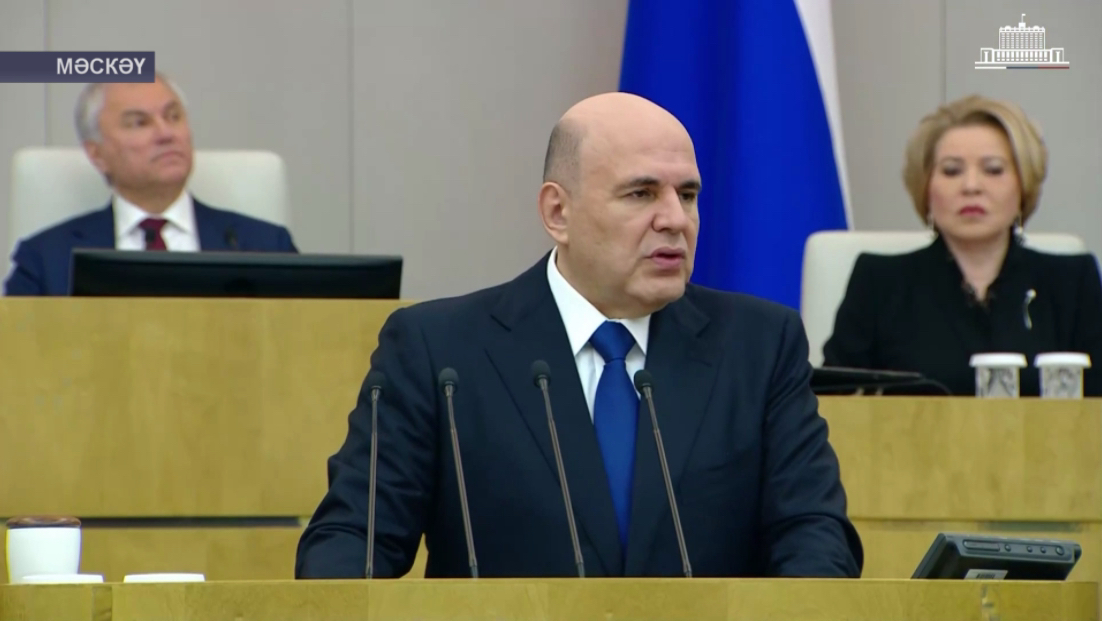 Михаил Мишустин БДМУ-ның ҡаҙаныштарын Дәүләт Думаһында билдәләне
