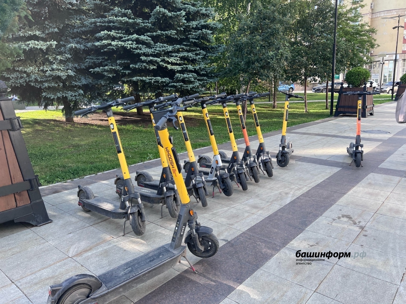 Өфө урамдарында электр самокаттары миҙгеле башланды