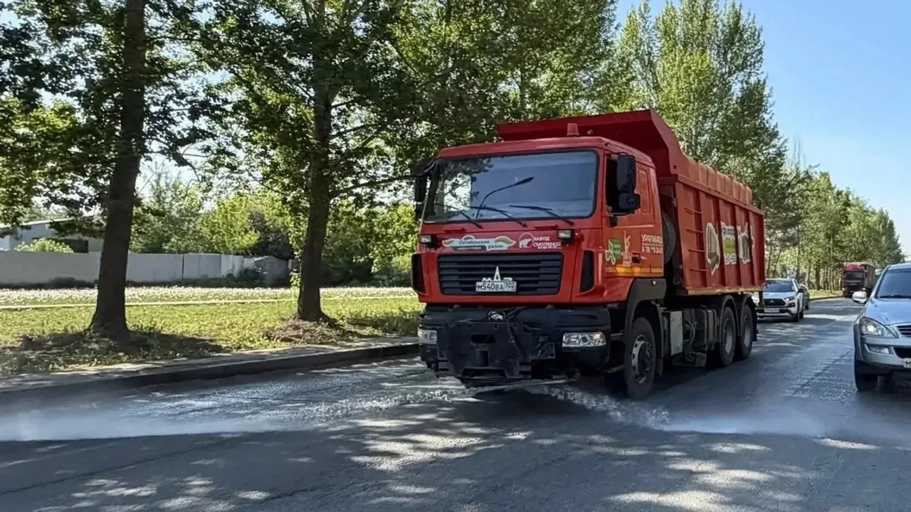 Өфө урамдары  йыуып  таҙартыла