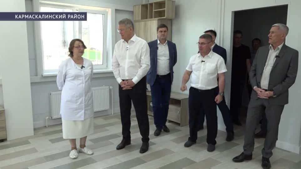 Глава Башкирии посетил Кармаскалинский район с рабочей поездкой
