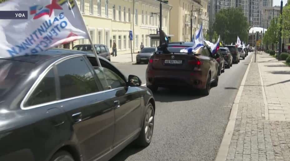 В Уфе состоялся патриотический автопробег «Шаймуратовский рубеж»