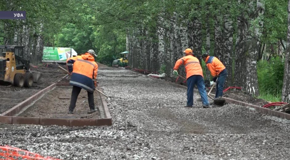 «Уфимский Арбат» и обновленные парки: в Уфе продолжается благоустройство пространств