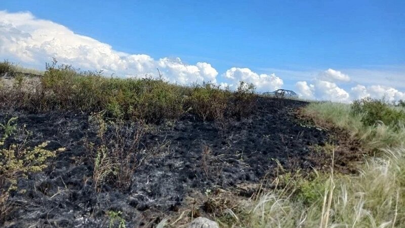 В Башкирии продолжают фиксировать загорания сухой растительности