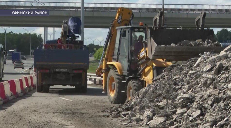 Под Уфой приступили к ремонту трассы в сторону аэропорта