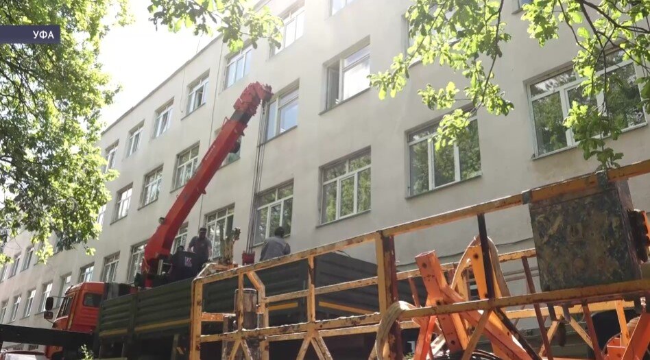 В Уфе завершается капремонт учебного корпуса строительного колледжа