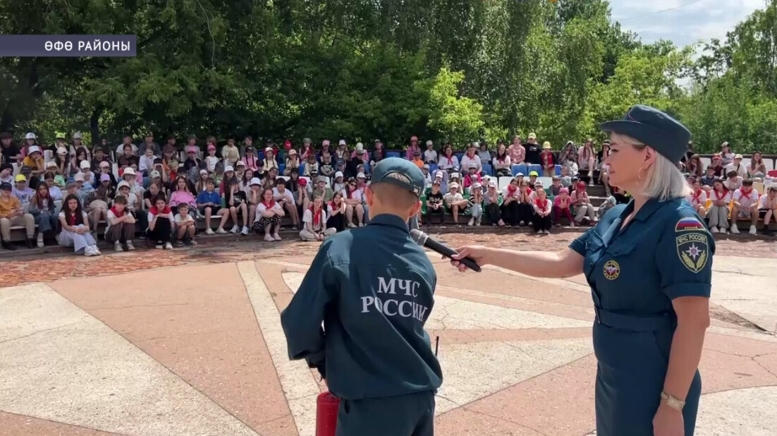 «Йондоҙҡай» лагерында хәүефһеҙлек саралары буйынса махсус уҡыуҙар ойошторолдо