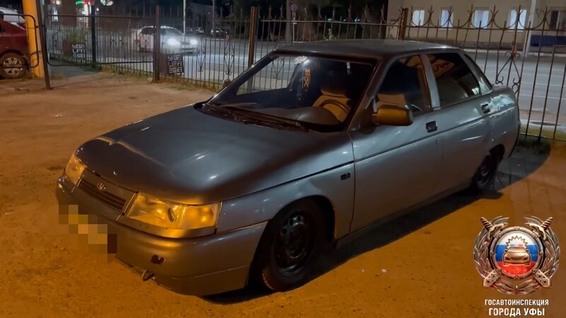 В Уфе установили участников опасной поездки на «ВАЗ-2110»