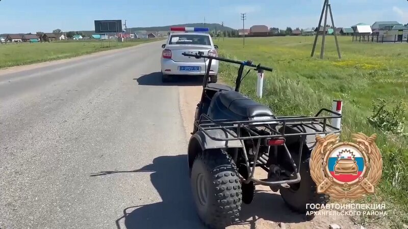 В Башкирии остановили пьяного водителя  снегоболотохода