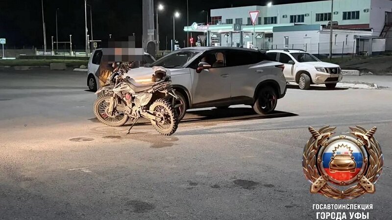 В Уфе расследуют ДТП с участием питбайка и автомобиля