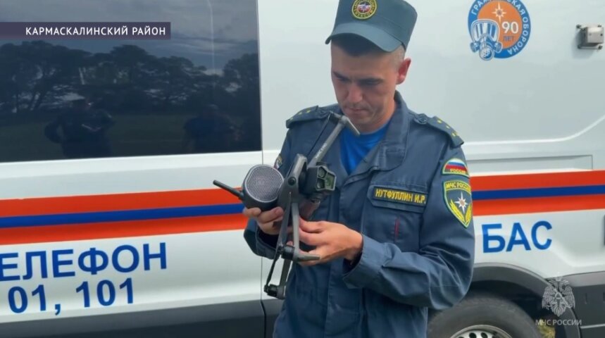 На водоёме Башкирии спасатели провели профилактический рейд с помощью дронов