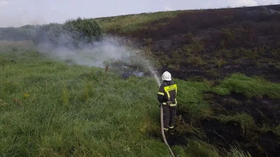 В Башкирии потушили два ландшафтных пожара