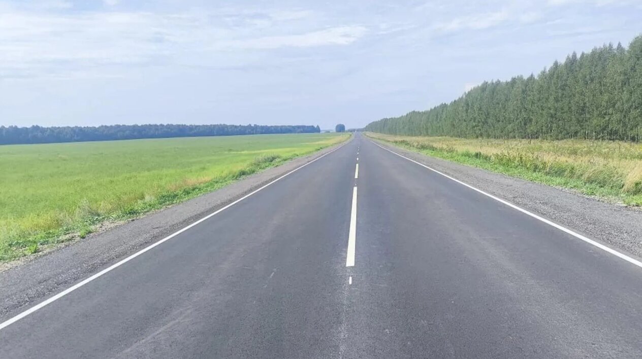 В Башкирии обновили участок дороги Бураево — Старобалтачево — Куеда