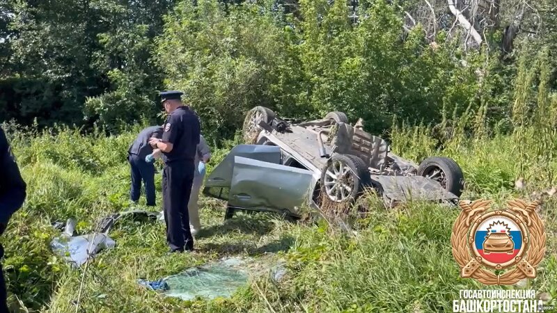В Башкирии гость из Сургута погиб в ночном ДТП