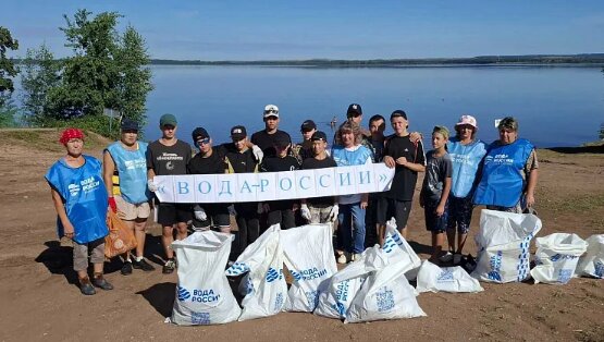 В Туймазинском районе очистили берег озера Кандрыкуль